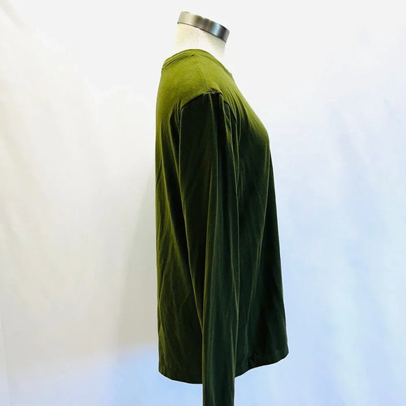 THE NIKE TEE Men Long Sleeve Pullover Dry -Fit Green Casual Shirt Size Medium - Picture 6 of 12